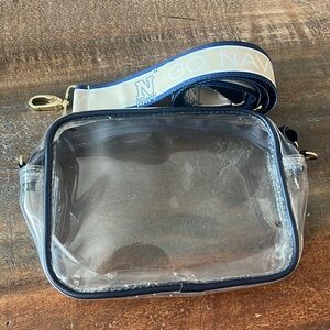 Clear Stadium Bag NAVY USNA Purse Clear Bag Stadium Approved Transparent Bag